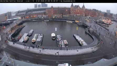 Amsterdam Centraal Station View