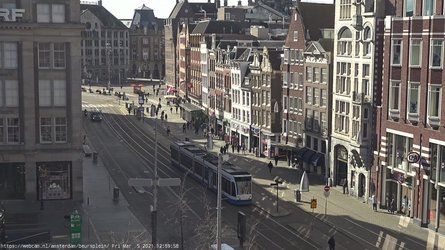 Damrak Street Amsterdam