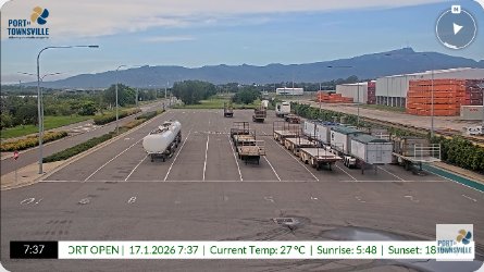 Port Townsville Truck Queue