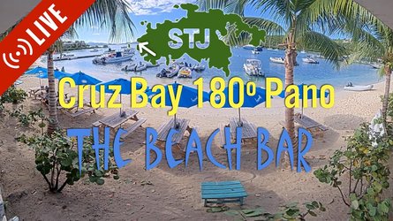 Cruz Bay Beach Bar Sunset - Saint John - Virgin Islands